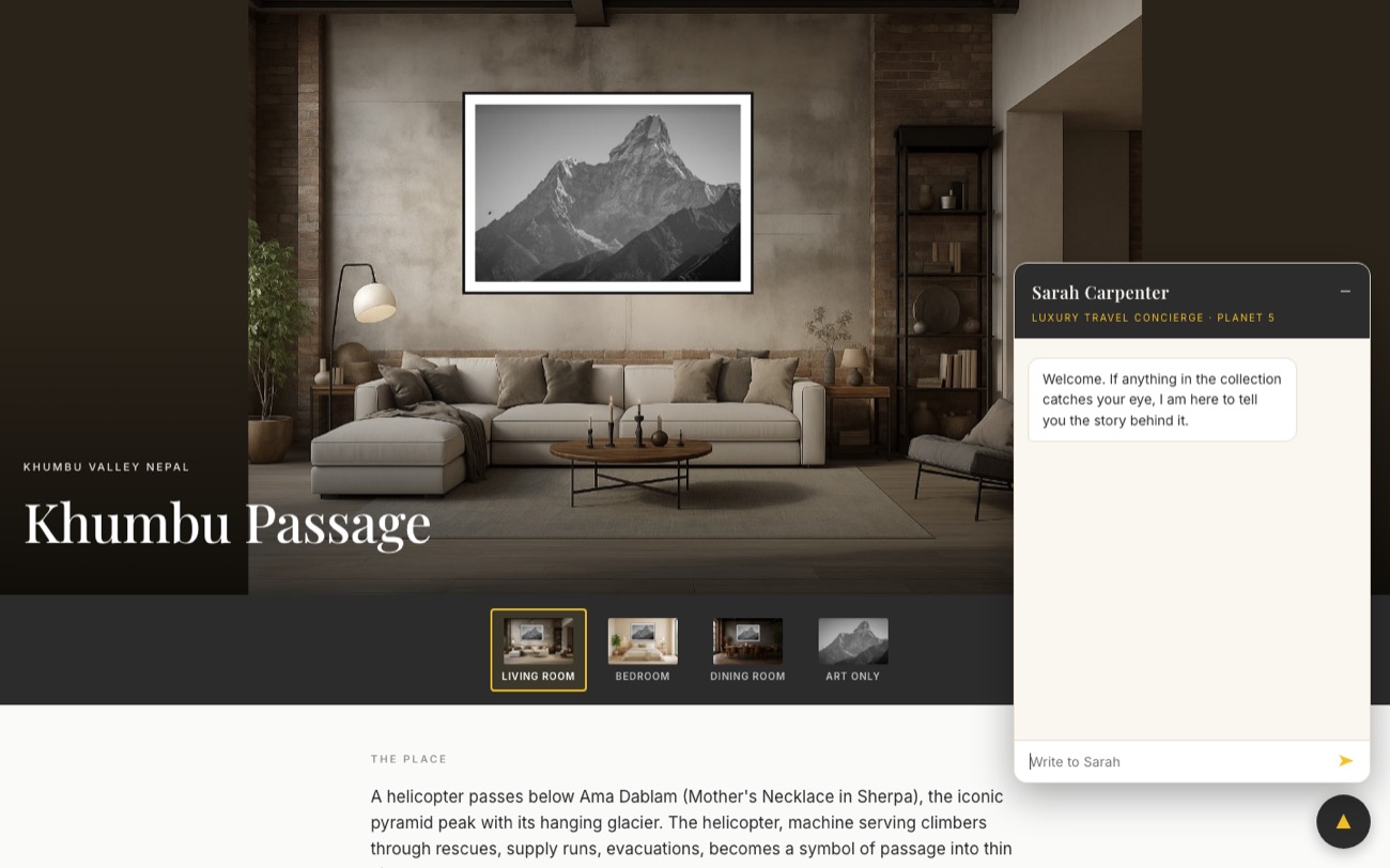 Every piece is its own storefront: editions, provenance, checkout